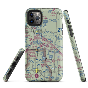 L&L Airport (OK89) VFR Sectional  Tough iPhone Case