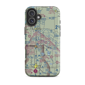 L&L Airport (OK89) VFR Sectional  Tough iPhone Case