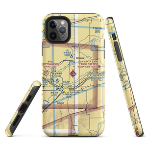 La Junta Municipal Airport (LHX) VFR Sectional  Tough iPhone Case