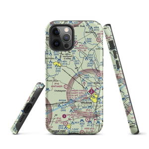 La Petite Airdrome Ultralightport (LS59) VFR Sectional  Tough iPhone Case