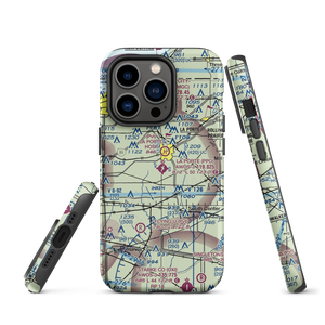 La Porte Municipal Airport (PPO) VFR Sectional  Tough iPhone Case