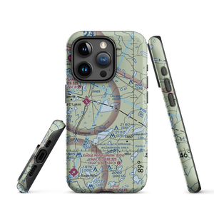 Lac Vieux Desert Seaplane Base (16WI) VFR Sectional  Tough iPhone Case