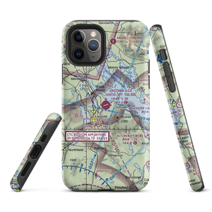 Laconia Municipal Airport (LCI) VFR Sectional  Tough iPhone Case