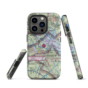 Laconia Municipal Airport (LCI) VFR Sectional  Tough iPhone Case