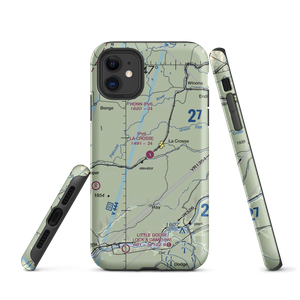 Lacrosse Municipal Airport (WA30) VFR Sectional  Tough iPhone Case