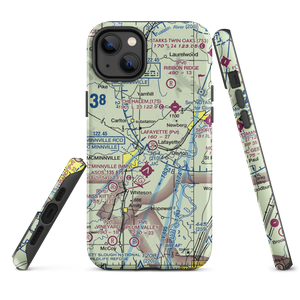 Lafayette Airstrip (OR90) VFR Sectional  Tough iPhone Case