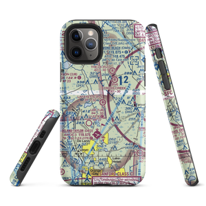 Lafayette Landings Airport (FD90) VFR Sectional  Tough iPhone Case