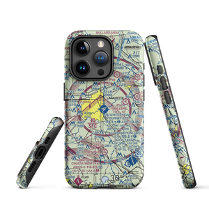 Lafayette Regional Airport (LFT) VFR Sectional  Tough iPhone Case