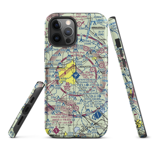 Lafayette Regional Airport (LFT) VFR Sectional  Tough iPhone Case