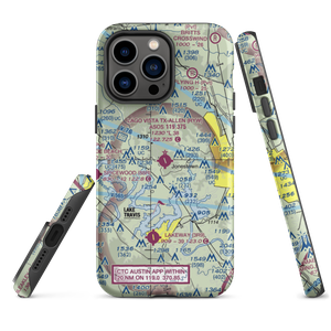 Lago Vista Tx Rusty Allen Airport (RYW) VFR Sectional  Tough iPhone Case