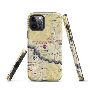 Lajitas International Airport (T89) VFR Sectional  Tough iPhone Case