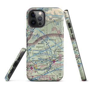 Lake Airport (19PA) VFR Sectional  Tough iPhone Case