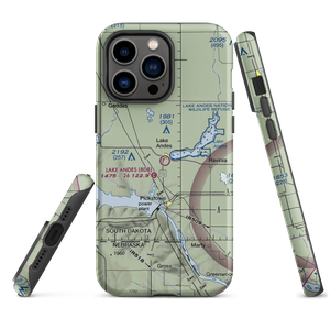 Lake Andes Municipal Airport (8D8) VFR Sectional  Tough iPhone Case