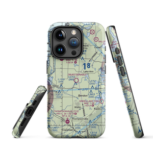 Lake Ann Airway Estates Airport (4M0) VFR Sectional  Tough iPhone Case