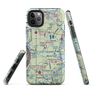 Lake Ann Airway Estates Airport (4M0) VFR Sectional  Tough iPhone Case