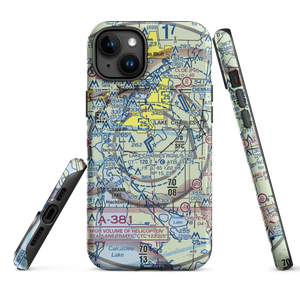 Lake Charles Regional Airport (LCH) VFR Sectional  Tough iPhone Case