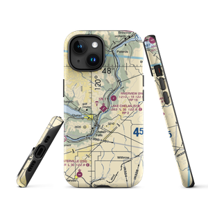 Lake Chelan Airport (S10) VFR Sectional  Tough iPhone Case