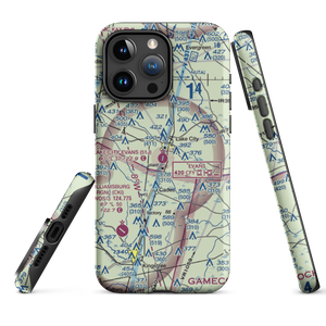 Lake City Municipal CJ Evans Field (51J) VFR Sectional  Tough iPhone Case