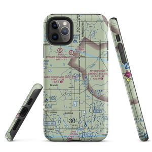 Lake Cochrane Seaplane Base (SD2) VFR Sectional  Tough iPhone Case