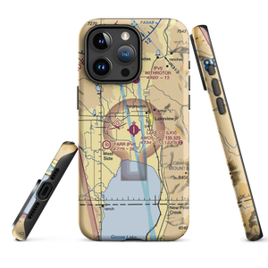 Lake County Airport (LKV) VFR Sectional  Tough iPhone Case