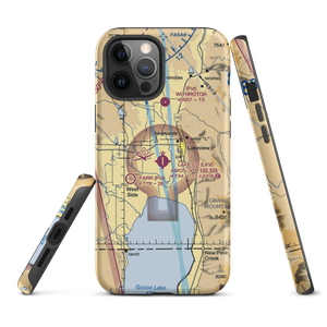 Lake County Airport (LKV) VFR Sectional  Tough iPhone Case