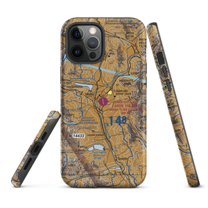 Lake County Airport (LXV) VFR Sectional  Tough iPhone Case