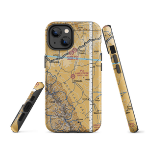 Lake Creek Ranch Airport (92CO) VFR Sectional  Tough iPhone Case