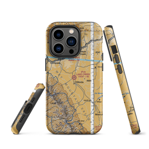 Lake Creek Ranch Airport (92CO) VFR Sectional  Tough iPhone Case