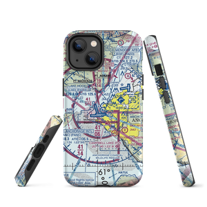 Lake Hood Airport (LHD) VFR Sectional  Tough iPhone Case