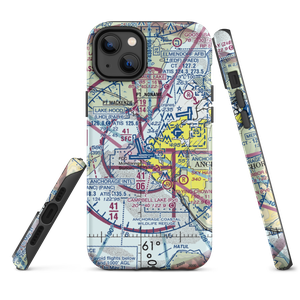 Lake Hood Airport (LHD) VFR Sectional  Tough iPhone Case