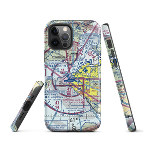 Lake Hood Airport (LHD) VFR Sectional  Tough iPhone Case