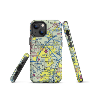 Lake in the Hills Airport (3CK) VFR Sectional  Tough iPhone Case