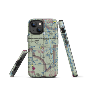 Lake Mills Municipal Airport (0Y6) VFR Sectional  Tough iPhone Case