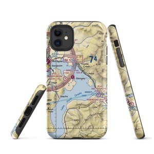 Lake Pend Oreille Seaplane Base (S96) VFR Sectional  Tough iPhone Case