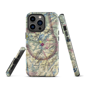 Lake Placid Airport (LKP) VFR Sectional  Tough iPhone Case