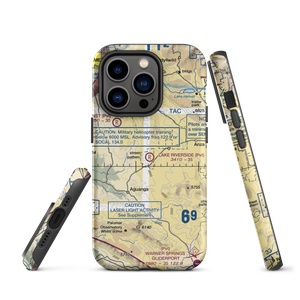 Lake Riverside Estates Airport (54CL) VFR Sectional  Tough iPhone Case