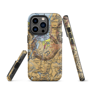 Lake Tahoe Airport (TVL) VFR Sectional  Tough iPhone Case