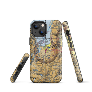 Lake Tahoe Airport (TVL) VFR Sectional  Tough iPhone Case
