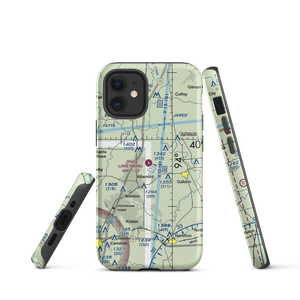 Lake Viking Airport (1MO3) VFR Sectional  Tough iPhone Case