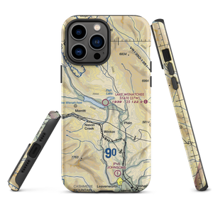 Lake Wenatchee State Airport (27W) VFR Sectional  Tough iPhone Case