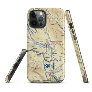 Lake Wenatchee State Airport (27W) VFR Sectional  Tough iPhone Case