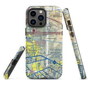 Lake Wohlford Resort Airport (8CL1) VFR Sectional  Tough iPhone Case