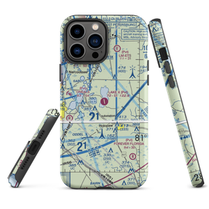 Lake X Airport (57FA) VFR Sectional  Tough iPhone Case
