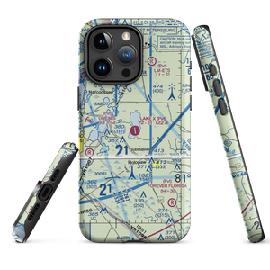 Lake X Airport (57FA) VFR Sectional  Tough iPhone Case