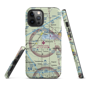 Lakefield Airport (CQA) VFR Sectional  Tough iPhone Case