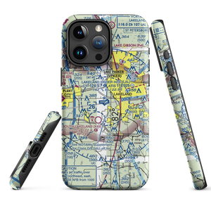 Lakeland Linder International Airport (LAL) VFR Sectional  Tough iPhone Case