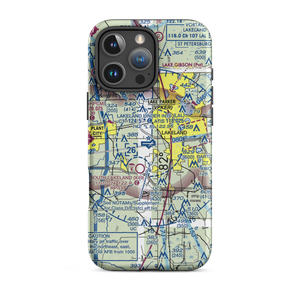 Lakeland Linder International Airport (LAL) VFR Sectional  Tough iPhone Case