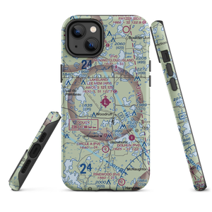 Lakeland-Noble F. Lee Memorial field (ARV) VFR Sectional  Tough iPhone Case