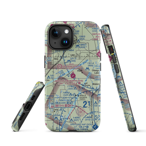 Lakes of the North Airport (4Y4) VFR Sectional  Tough iPhone Case