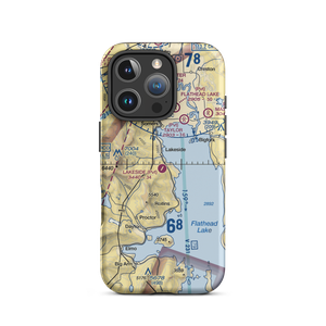 Lakeside Airport (MT03) VFR Sectional  Tough iPhone Case